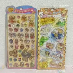 国内正規品 うるちゅるポップシール キラキラウォーターinシール なっとうちゃん