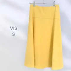 VIS ヴィス　フレアロングスカート　パステルカラー　キレイめ　上品　膝下丈のサムネイル