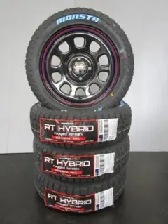 送料込☆デイトナ+モンスタRT☆155/65R14☆エブリーキャリーハイゼットのサムネイル