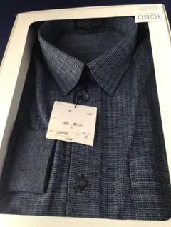 山384レナウンEx Club ダークブルー 長袖シャツ L