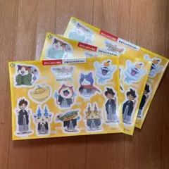妖怪ウォッチ　シール　セブンイレブン限定　3枚セット