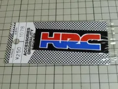 80s【希少】HRC ステッカー 74mm×22mm 当時物 ホンダ レーシング