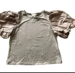 ☆最終値下げ　H&M 袖バルーンTシャツ　ベージュ　M
