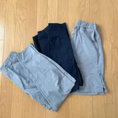 ユニクロ ウルトラストレッチ エアリズム ジョガーパンツ ハーフ　３枚組