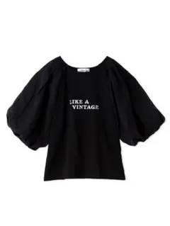 LILY BROWN LIKE A VINTAGE Tシャツ 黒のサムネイル