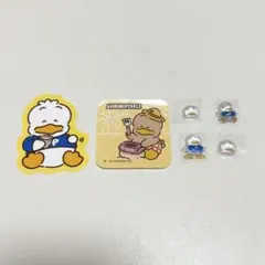 サンリオ あひるのペックル はぴだんぶい ボンボンドロップシール ステッカー