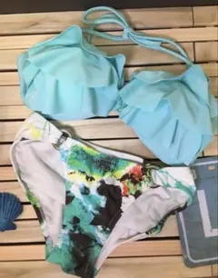 フリル付きセパレート水着