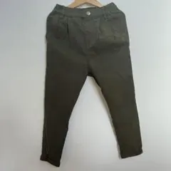 devirock 120cm ウルトラストレッチツイルタックパンツ　カーキ色