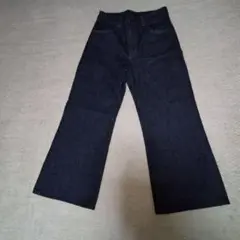 uniqlo フレアハイライズジーンズ 27