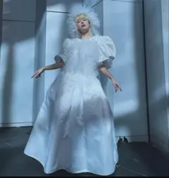 最終値下げmicrowave ホワイト　ロングベール　ウエディング　チュール