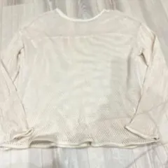 ローリーズファーム　アイボリー　あみあみニット　フリーサイズ