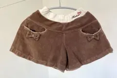 キッズ　女の子　キュロット　120 ボトムス　ショートパンツ