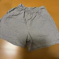 チェック柄ハーフパンツ　130cm