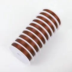 【ブラウン1巻】ステンレス ナイロンコートワイヤー アクセサリー用 テグス