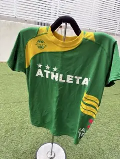 ATHLETA 半袖Tシャツ 緑/黄　S 上下セット