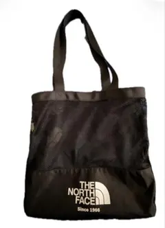 The north face ブラックメッシュトートバッグ　韓国限定