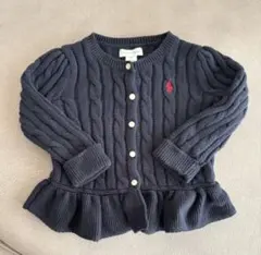 ポロ・ラルフ・ローレン ネイビー カーディガン　12M