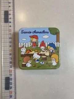 サンリオキャラクターズ　缶入りメモ　70s ガーデン　2016年　レア