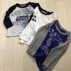 長袖　3枚セット　80〜95センチ　まとめ売り
