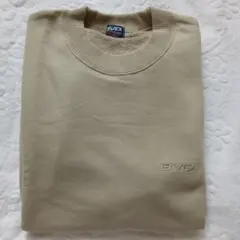 BVD ベージュ クルーネック トレーナー