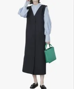 SENSE OF PLACEアーバンリサーチ フロントボタン ジャンパースカート