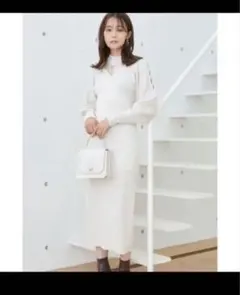 マーキュリーデュオ ドッキングニットワンピース