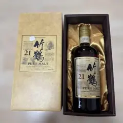 ニッカ 竹鶴21年 ピュアモルト 700ml 未開封 木箱付 終売品 2026年最新】竹鶴21年の人気アイテム - メルカリ