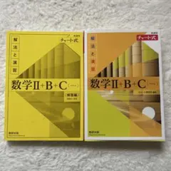 数学Ⅱ+B+C 解法と演習 2冊セット