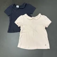 PETIT BATEAU 襟付き半袖　2枚セット