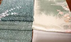 ＜は123＞☆3つで777円☆　着物ハギレ　半幅セット長さ50cm～100cm