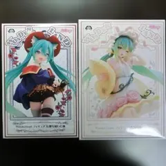 『匿名配送』初音ミク 長靴をはいた猫 & 眠れる森の美女 フィギュア