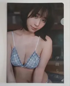 伊織もえ 両面クリアファイル 漫画アクション 2022年6月21日号特別付録