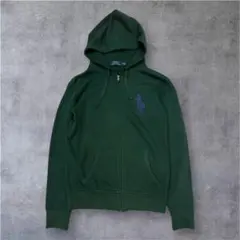 90s Ralph Lauren 短丈 ジップパーカーy2k ビックポニー - メルカリ
