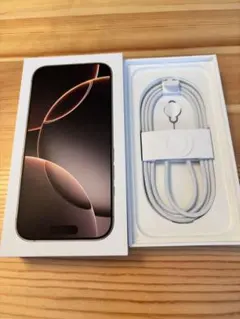 【純正品】iPhone16pro 箱　USB-C充電ケーブル　セット