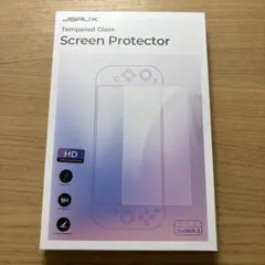 Switch 2対応 強化ガラスフィルム　(2枚)