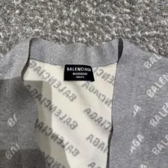 BALENCIAGA ロゴカーディガン グレーのサムネイル