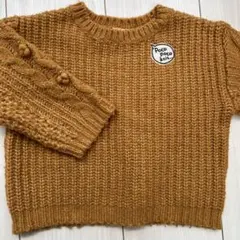 ブリーズpoco poco knit マスタード ニットセーター