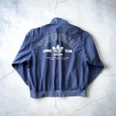 デサント アディダス adidas スウィングトップ ワークジャケット L 紺