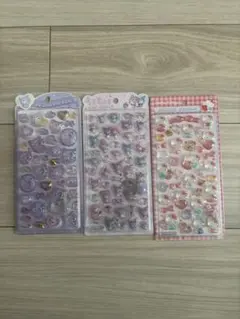 か*る様 サンリオ ボンボンドロップシール うるちゅるポップシール 3枚セット