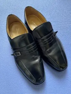 【美品】Burberry レザーシューズ サイズ27cm ローファーノバチェックのサムネイル