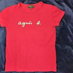 agnis b. 赤 Tシャツ 12m