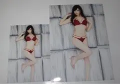 内田亜紗子 写真 はがきサイズ 5枚 レースクイーン アイドル タレント