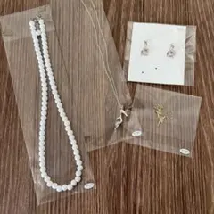 イヤリング・ネックレスセット　バレリーナ　ティアラ　発表会