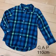 ＧＡＰ チェックシャツ ネルシャツ 110cm