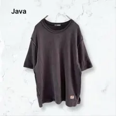 t057 ジャバ Tシャツ グレー L パイル地 春夏 メンズ 半袖 スリットのサムネイル