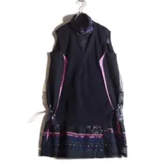 sacai 16SS コレクション バンダナ柄 レース ドッキング ニット - メルカリ