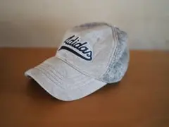 adidas ゴルフ グレー キャップ ロゴ入り 男女兼用