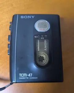 SONY TCM-47 カセットレコーダー レトロ 動作未確認 - メルカリ
