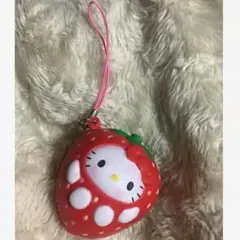 落札前にコメントください ハローキティ いちご型キーホルダー 2007年製