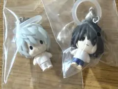 デスノート ニア、L めじるしアクセサリー ガチャガチャ 2個セット 新品未開封
